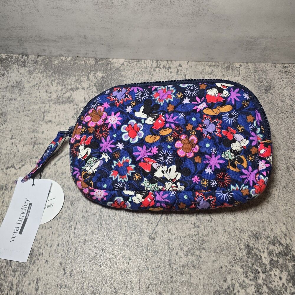 Vera Bradley Disney Belt Bag Mickey & Minnie Mouse Purple Sweet Floral New